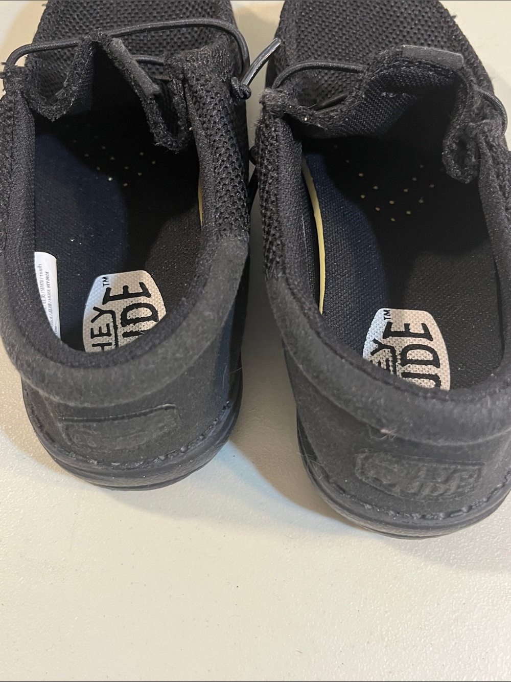 Hey Dude Kids Black Slip-On Casual Shoes - Picture 5 of 5